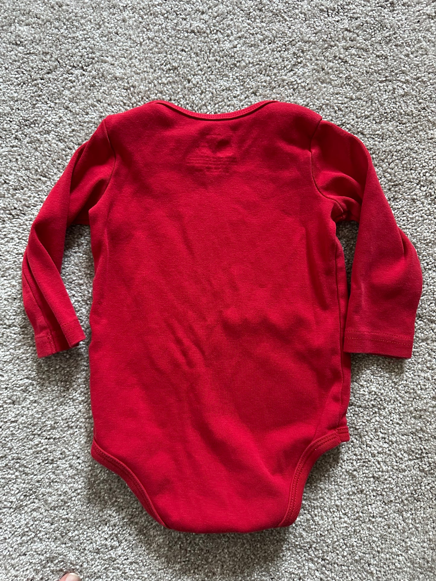 Primary | long-sleeve bodysuit bundle (4) | gender neutral | multi-color | 6-9 months