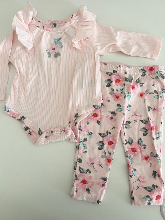 Baby Essentials | Outfit | Girls | Pink | 6 months