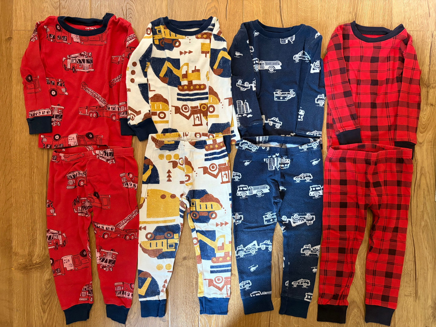 #6 - Carters Boys Pajamas Sets (4 pack) -2T