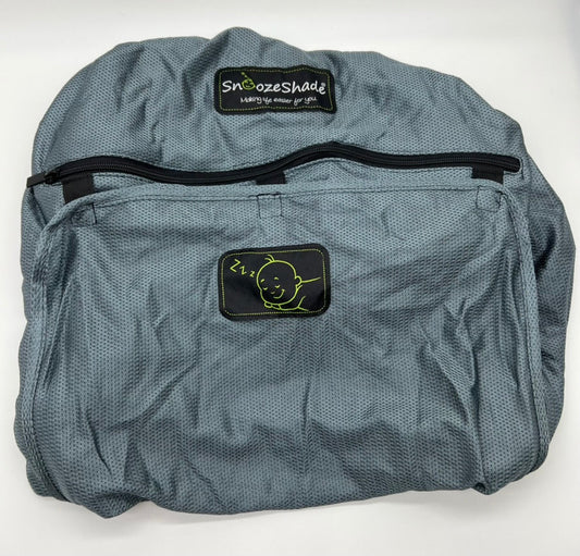 Seller #76 - Orignal SnoozeShade Plus Deluxe - Single Prams + Buggie - Gray