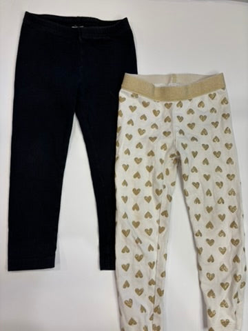 #86A 2T carters girls leggings