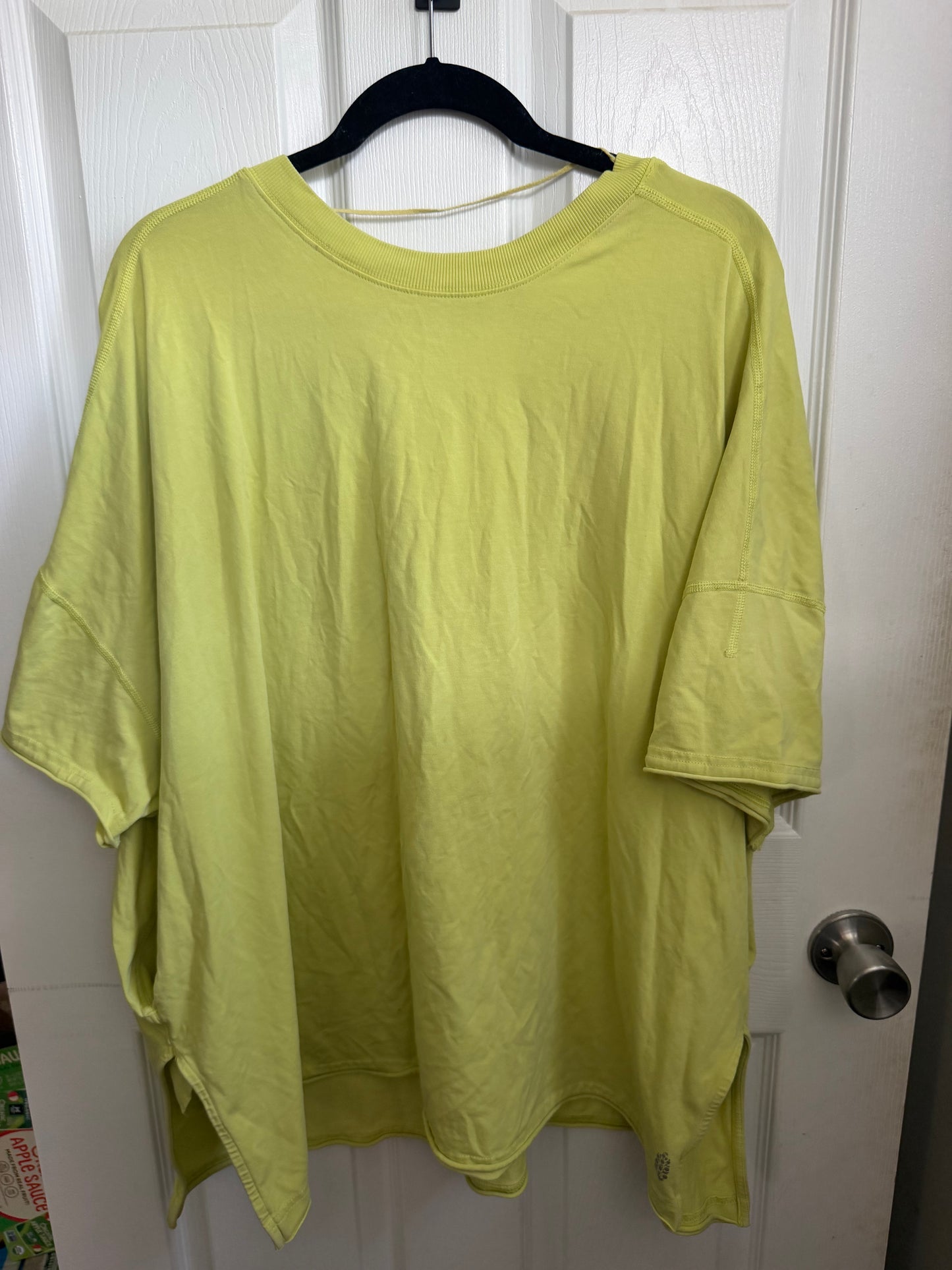 Seller #94 Womens Medium Free People Reversable Set in Yellow/ green