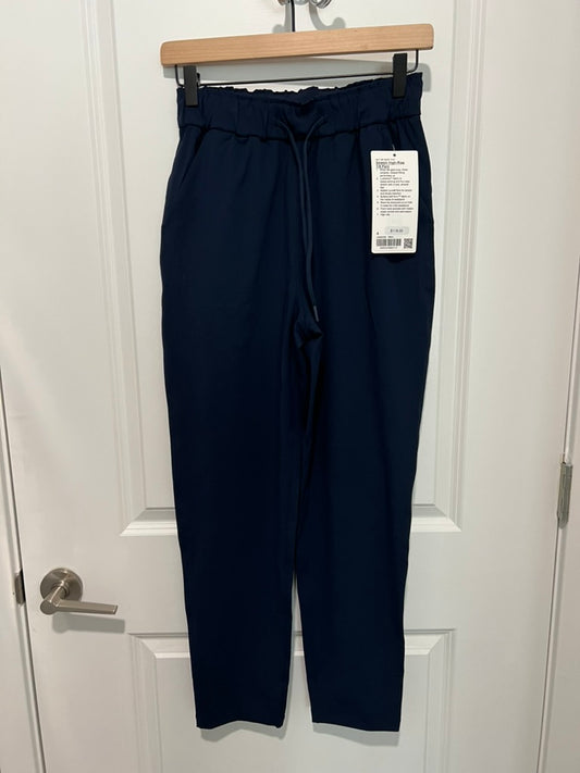 Seller 476 - Lululemon Stretch High-Rise 7/8 Pant Size 4 True Navy NWT $118