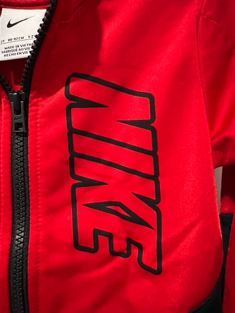 Seller #76 - Nike Boys Size 2T Track Suit Jacket Logo Black Red