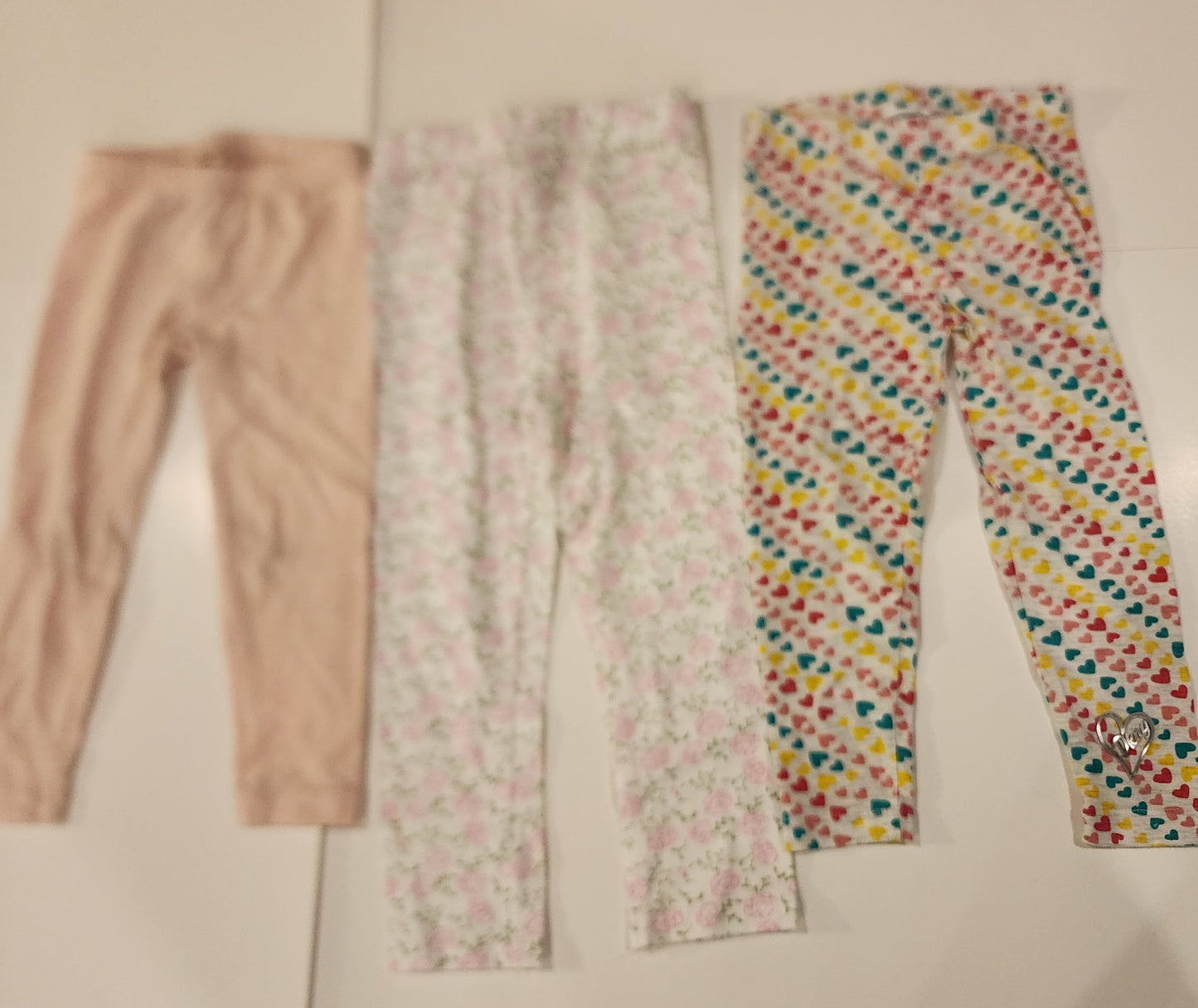 Girls 3T leggings bundle, mixed brands