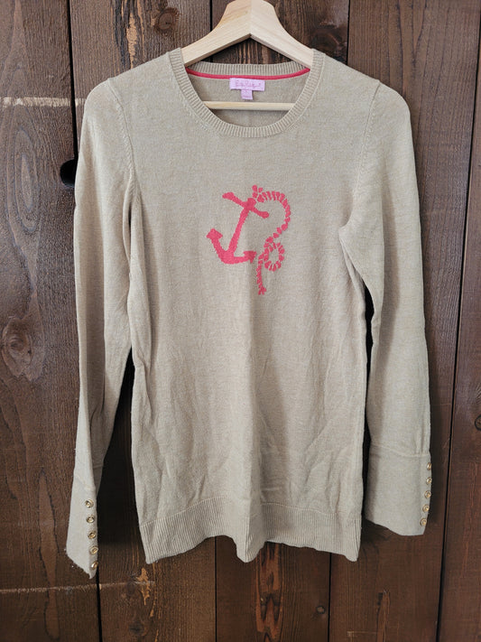 Lilly Pulitzer Women's Anchor Sweater Size L