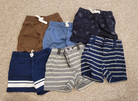 Comfy Shorts Bundle - Boys - Size 12 Month - VGUC