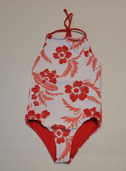 Feather 4 Arrow Girls Floral Halter One-Piece Swimsuit Size 3T