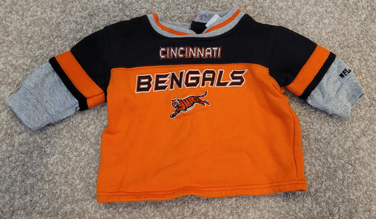 Baby Bengals Sweatshirt - Baby - Size 3/6M - VGUC
