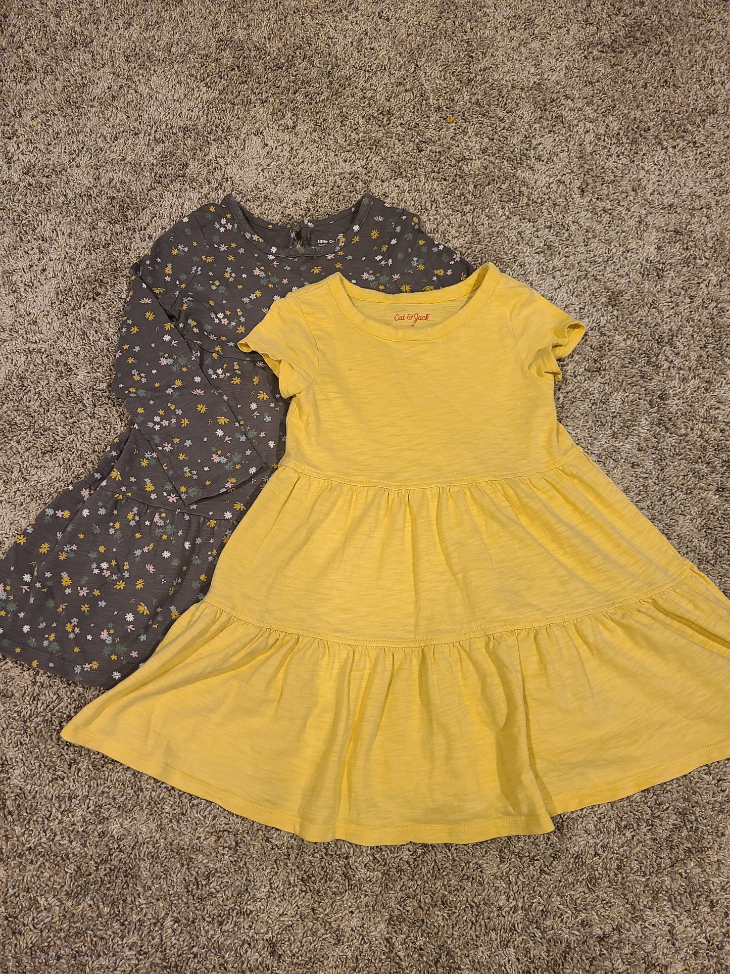 Girl's 4T Dresses Cat & Jack and Little Co bundle