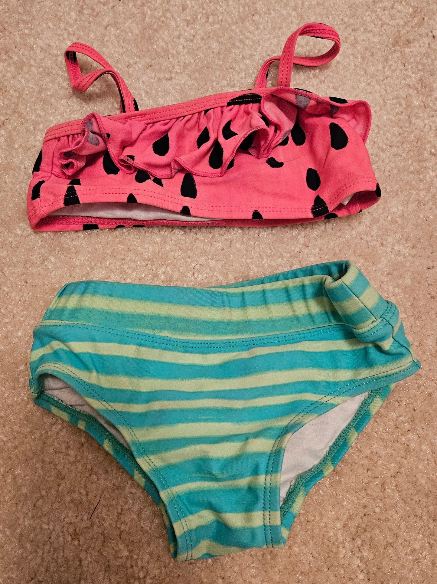 *REDUCED: 18 month Wave Zone 2 pc watermelon swimsuit