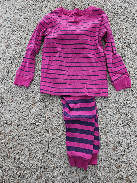 18-24 month pink and purple pajama