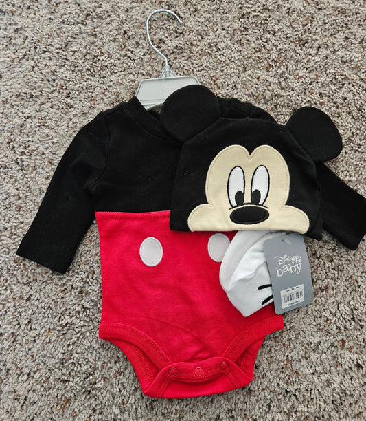 *REDUCED: NWT 0-3 month Mickey Mouse outfit
