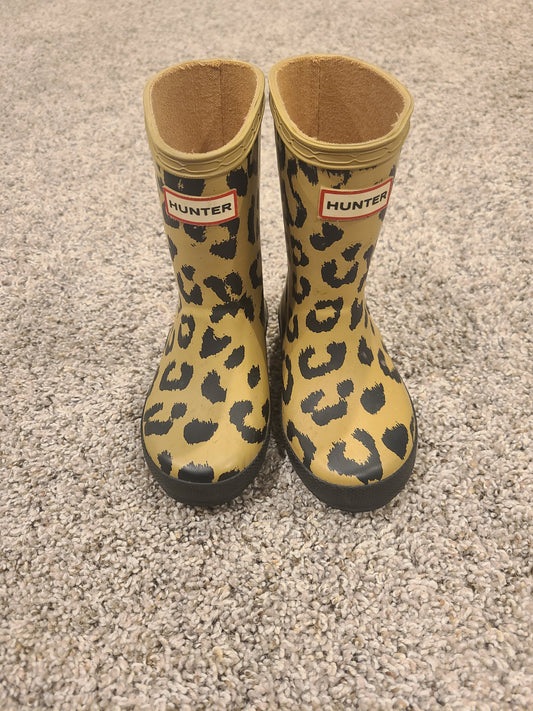 Toddler Girl's 6 Hunter Rain Boots Leopard