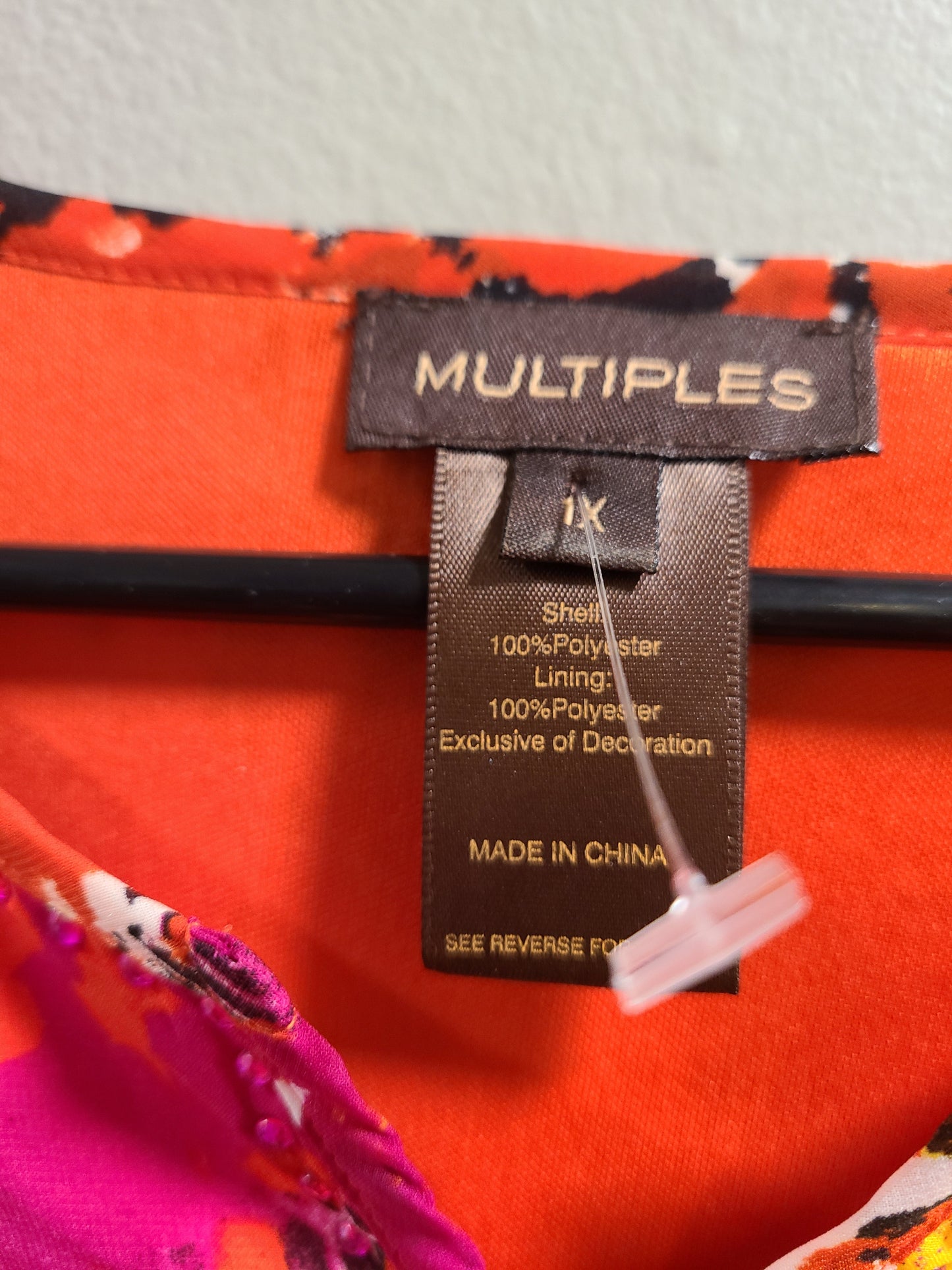 #66 Multiples Women Size 1x top