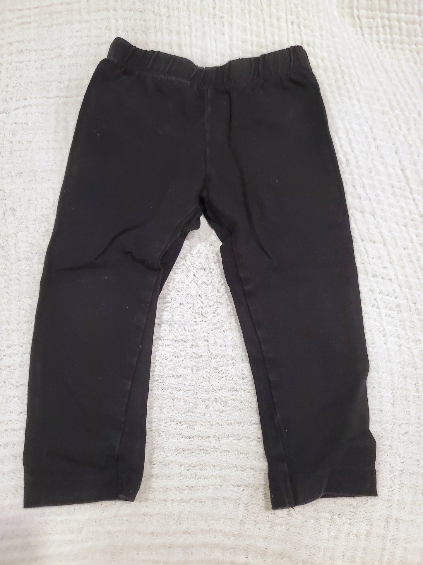 #58 Rare Editions black pants girls size 12M