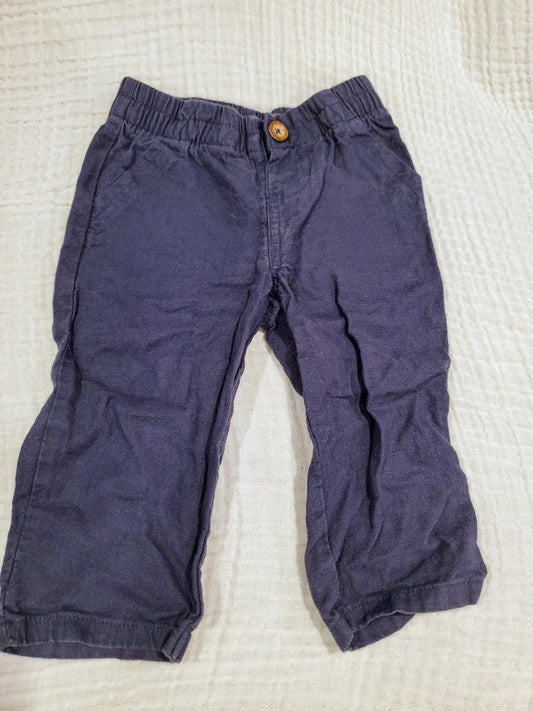 #131 Carter's navy blue pants boys size 9m