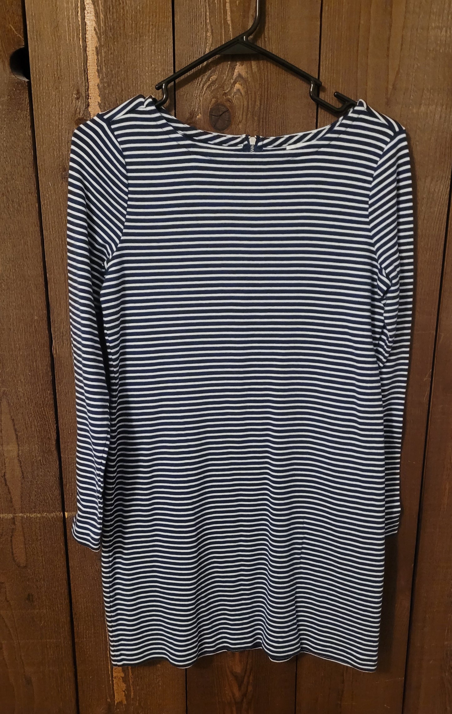 #96B Vineyard Vines Women's Striped Long-Sleeve Dress Size S