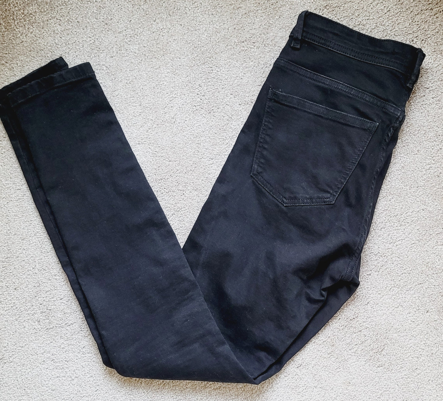 #65A Zara Women's Black Jeans Size 6