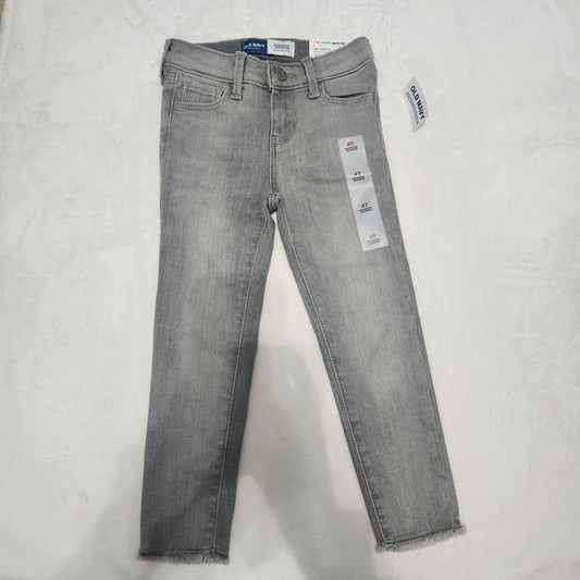 #167 NWT Old Navy 4T Rockstar Gray Denim Jeggings Jeans