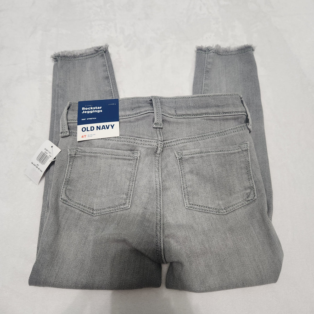 #167 NWT Old Navy 4T Rockstar Gray Denim Jeggings Jeans