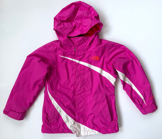 #153 North Face Pink Fleece-lined Winter/Ski/Snow Coat Girls Size 6 (XS)