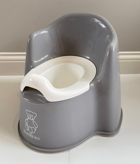 #153 Baby Bjorn Gray Potty Chair