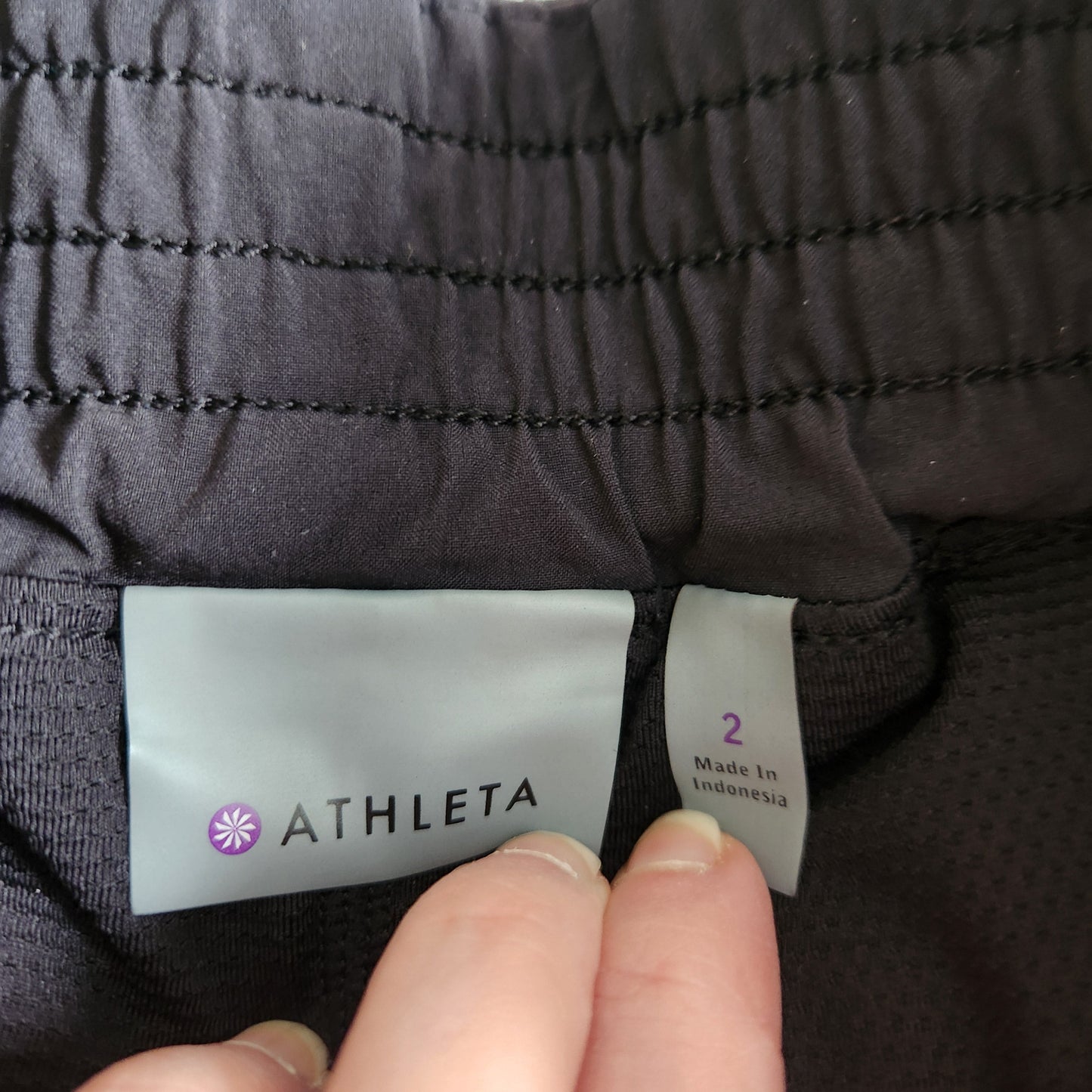 #142 Athleta Chelsea Size 2 Black Cargo Skort Skirt