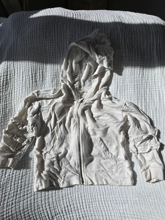 #131 Gymboree cream heather sweatshirt girls size 3T