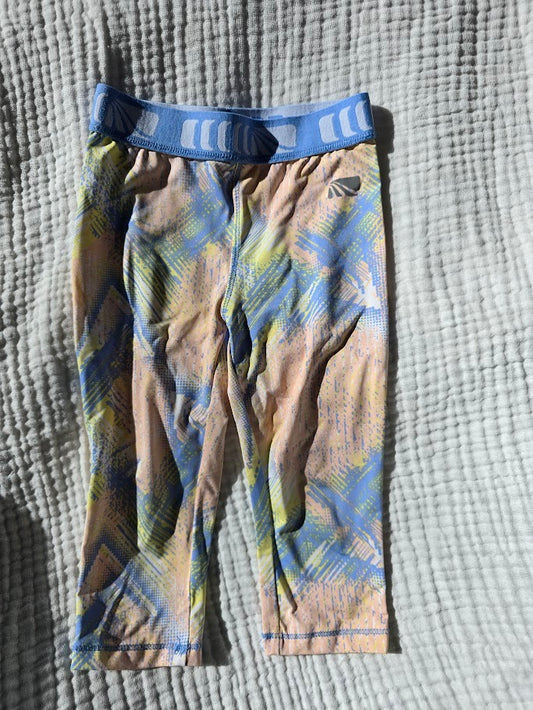 #131 Marika Spring colored workout leggings girls size 3T