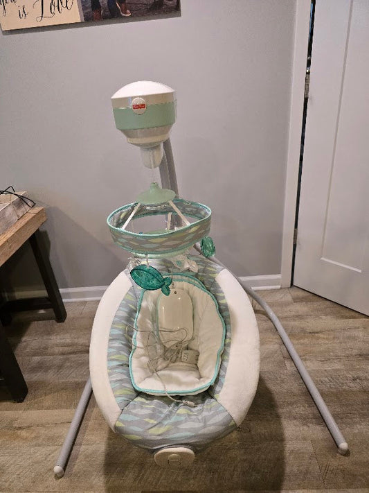 #131 REDUCED Fisher Price Swing Ocean Theme