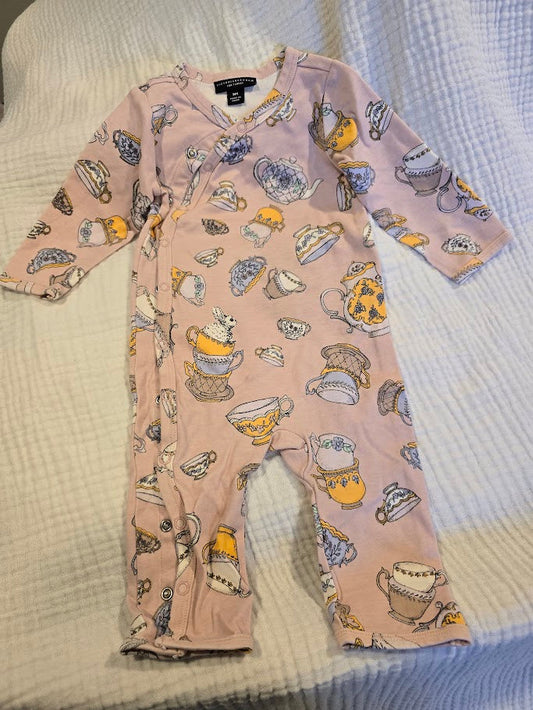 #131 Victoria Beckham for Target Teacup girls romper size 9M