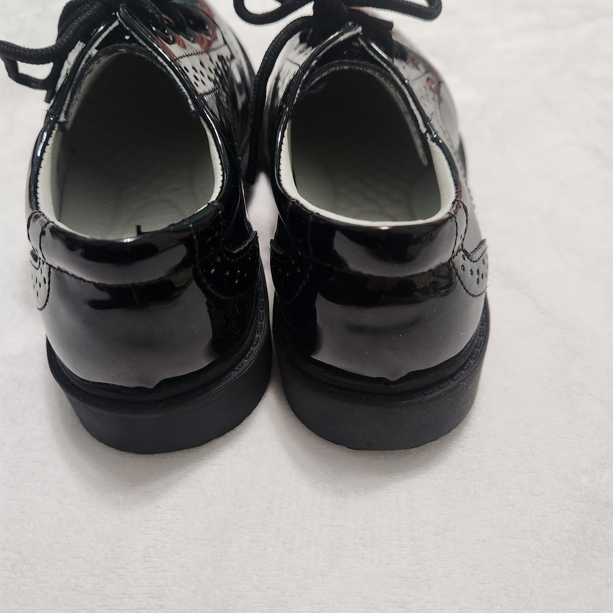 #167 MFT Boys Size 33 / 1.5 Black Oxford Dress Shoes