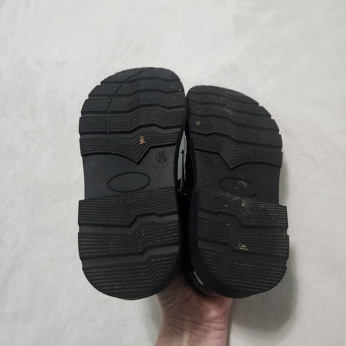 #167 MFT Boys Size 33 / 1.5 Black Oxford Dress Shoes