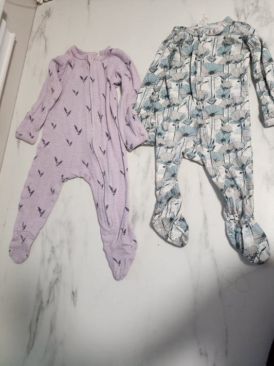 #178 Kate Quinn sleeper bundle (2) baby girl size 3-6 months