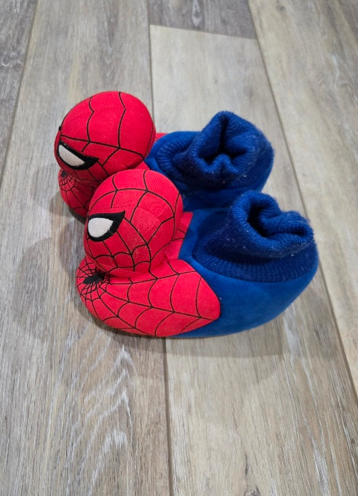 #13 Spider Man Slippers Size 9 GUC Marvel