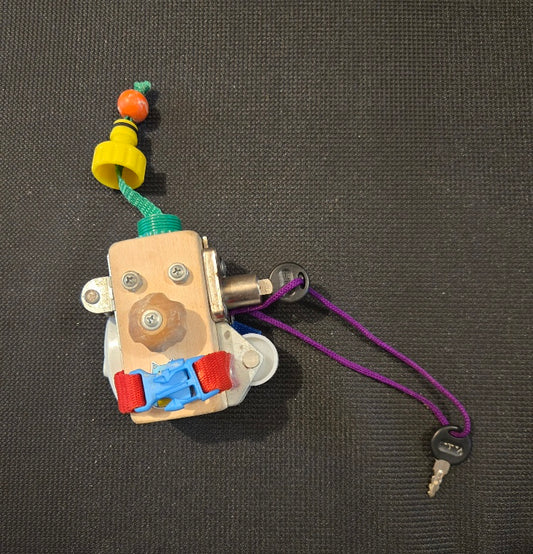 #13 Busy Board Robo Wooden Cube