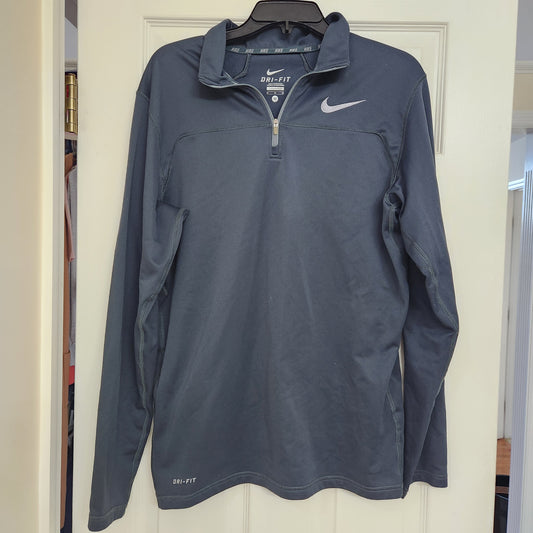 #167 Nike Mens Medium Dri-Fit Half Zip Pullover Thin Fleece Sweatshirt