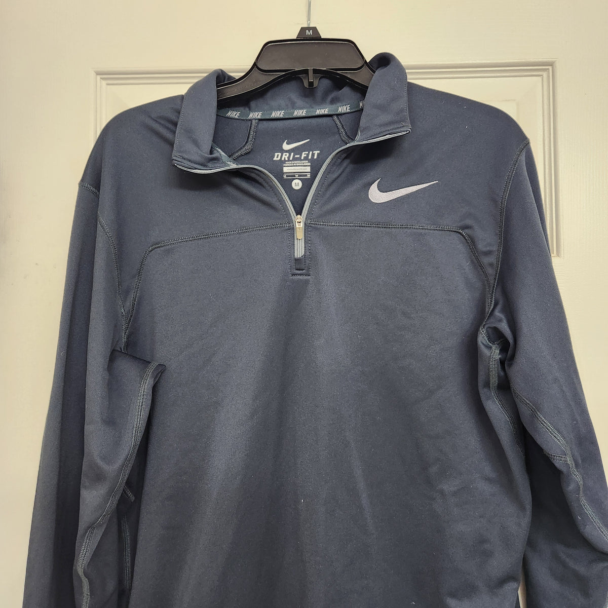 #167 Nike Mens Medium Dri-Fit Half Zip Pullover Thin Fleece Sweatshirt