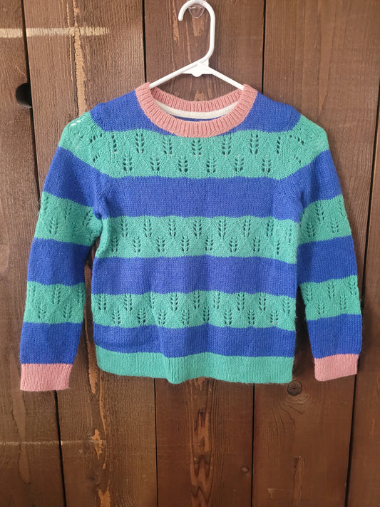 #109 Boden Striped Sweater Girl's Size 7-8Y