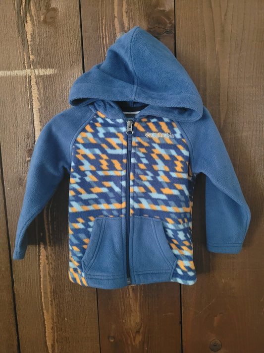 #109 *REDUCED* Columbia Fleece Zip-Up Hoodie Boys Size 18-24M
