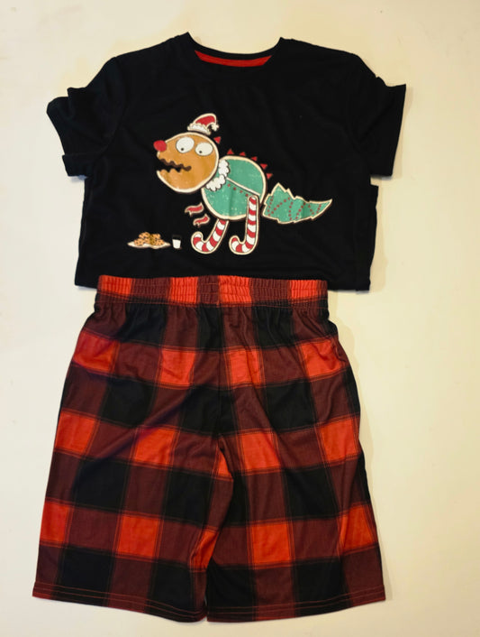 #182 Boys Large 10-12 Cat&Jack Christmas PJ set