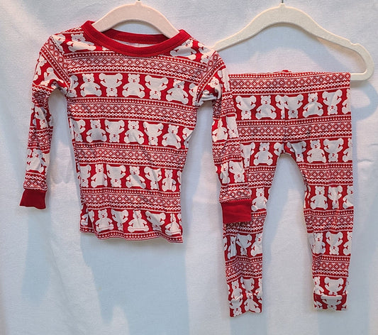 #188 Gender Neutral 2T Gap Holiday Pajamas (2 of 2)
