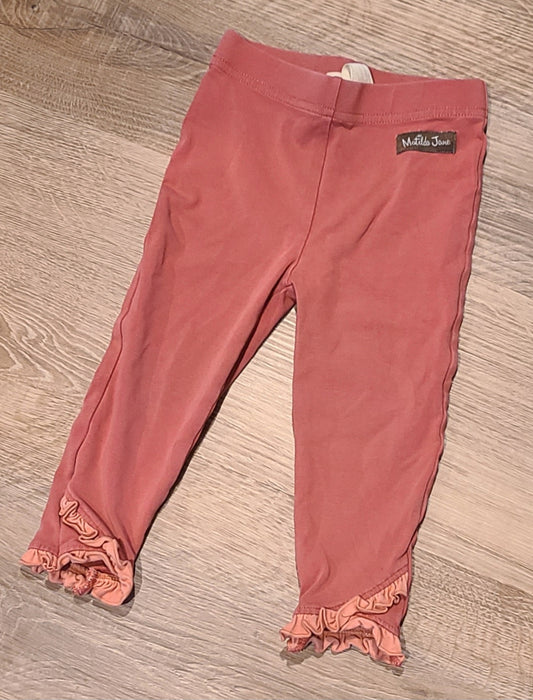 #188 Girls 12-18M Matilda Jane Mauve Leggings