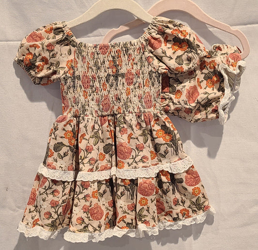 #188 Girls 18M Love & Grow Poppy Grace Dress with Bloomers