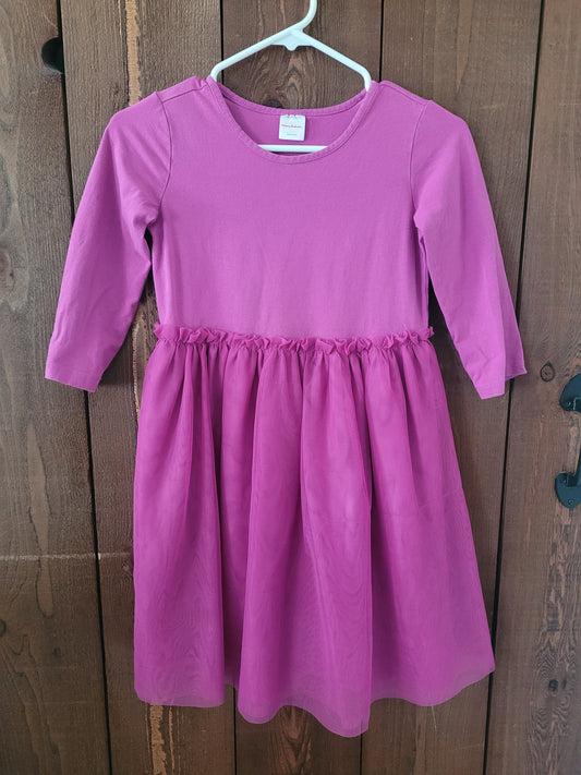 #109 *REDUCED* Hanna Andersson Fuchsia Tulle Dress Girls Size 140/10