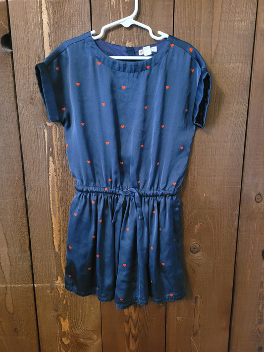 #109 Crewcuts Heart Romper Girls Size 8