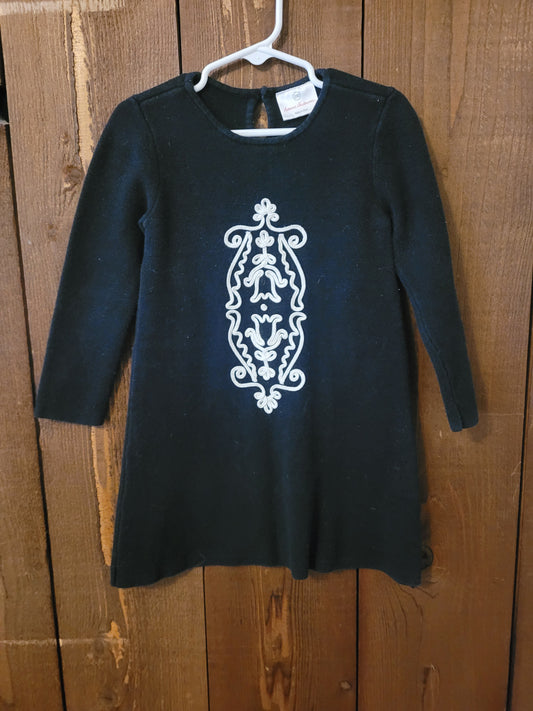 #109 *REDUCED* Hanna Andersson Filagree Sweater Dress Girls Size 100/4T