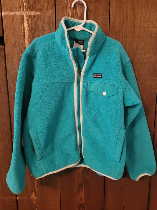 #109 *REDUCED* Patagonia Synchilla Fleece Zip-Up Girls Size S (8)