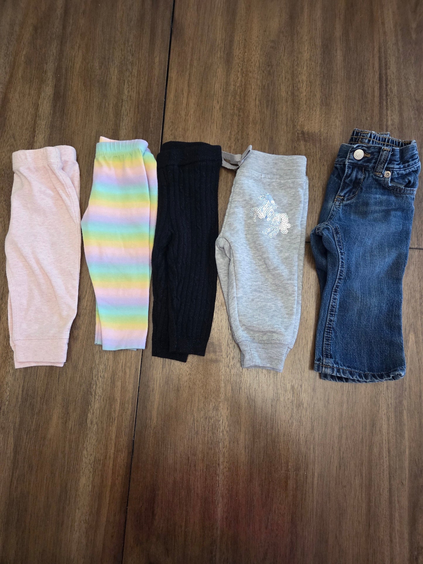 Seller 184 girls 12 month pant lot